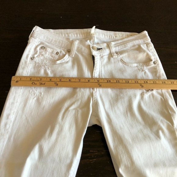 Rag & Bone Ripped Dash Slouchy Skinny Jeans 26 - Picture 10 of 13